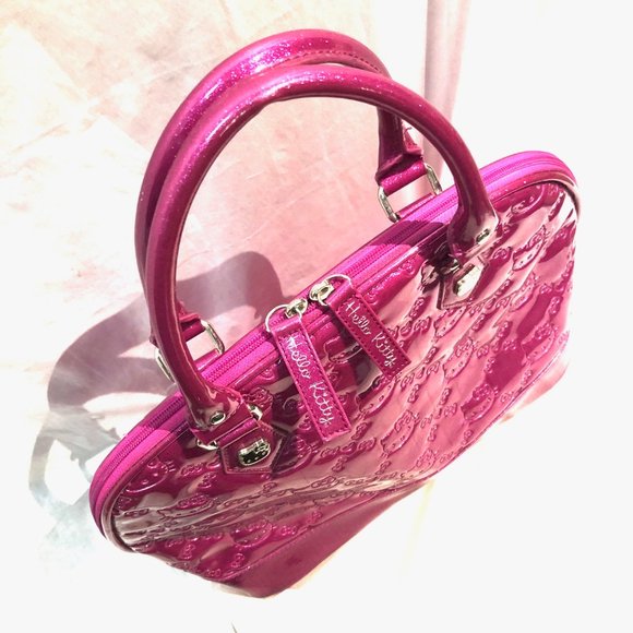 Hello Kitty Women's Vinyl Bowler Bag - Picture 3 of 11